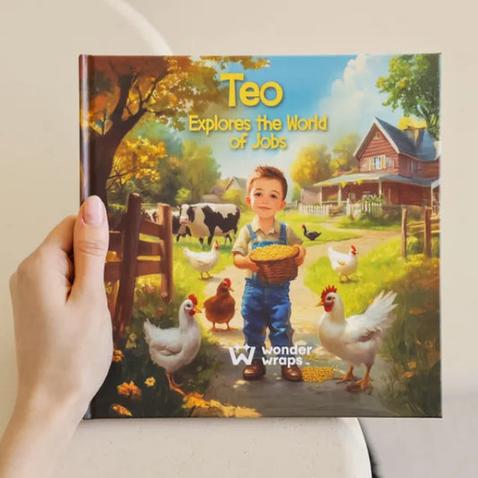 Boy Explores the World of Jobs