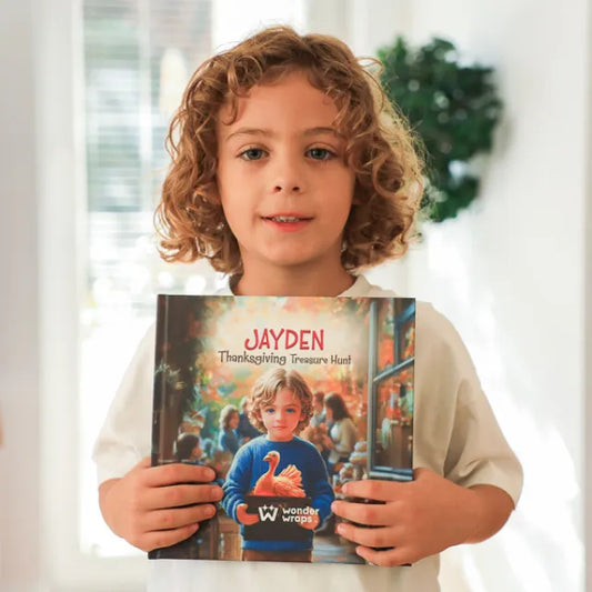 Boy's Thanksgiving Treasure Hunt