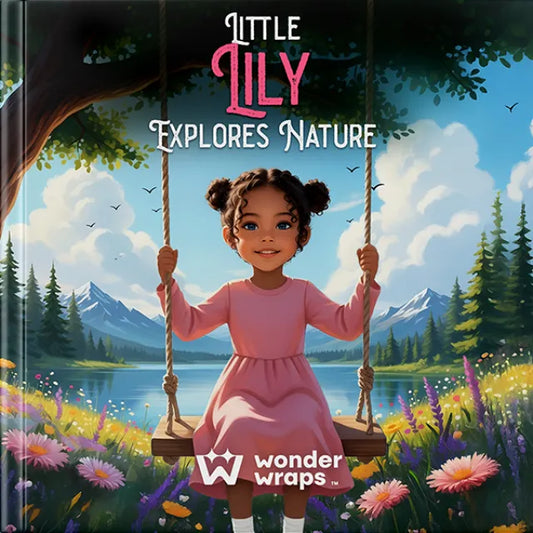 Little Girl Explores Nature 