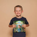 Boy Explores the Zoo