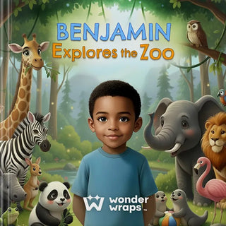 Junge erkundet den Zoo
