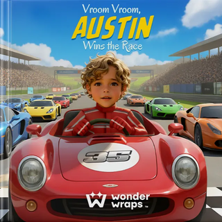 Vroom Vroom, der Junge gewinnt das Rennen