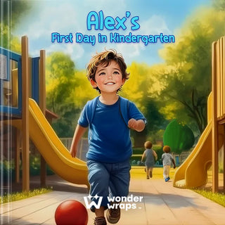 Der erste Tag des Jungen im Kindergarten
