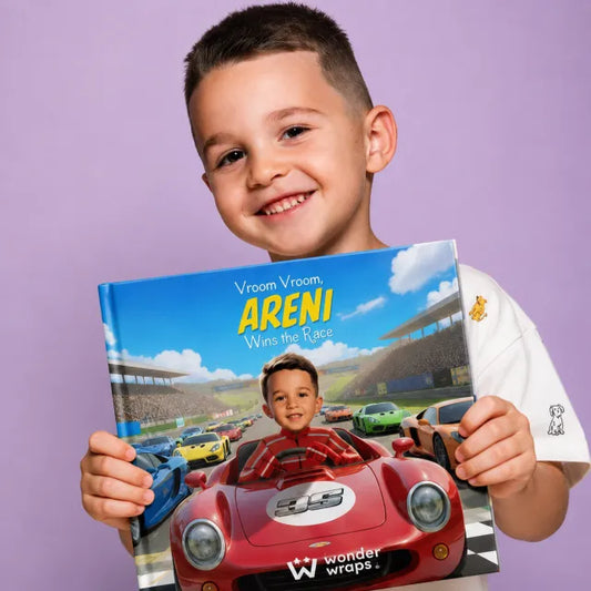 Vroom Vroom, The Boy Wins the Race
