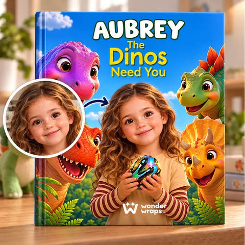 Mädchen, die Dinos brauchen dich — personalized story examples